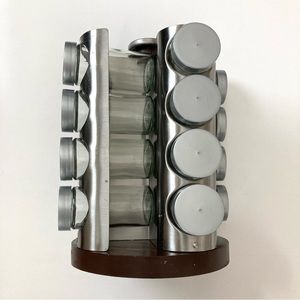 Spice Holder Rack with 15 Spice Bottles / Seasoning Bottle Holder